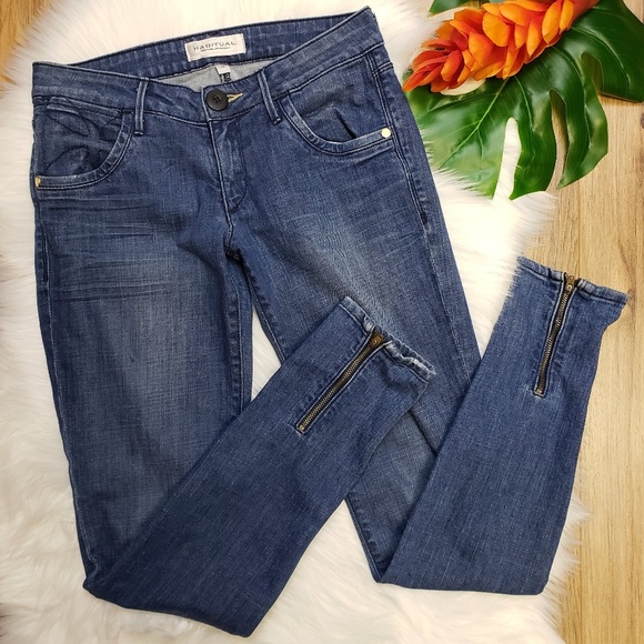 Habitual Denim - Habitual Everclear Ankle Zipper Skinny Jeans